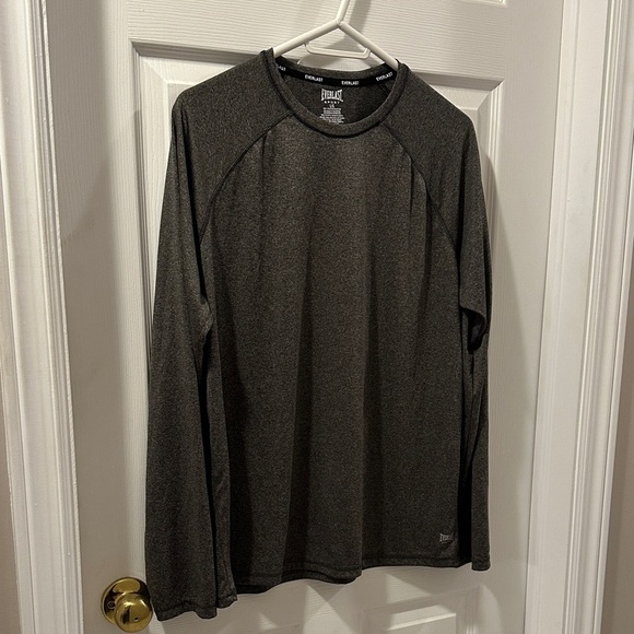 Everlast Other - Everlast Men's Charcoal Long Sleeve Tee